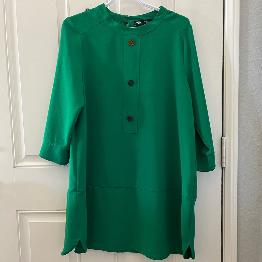 ZARA green dress